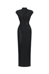 Rotte Sexy Contour Sleeveless Lace Bandage Maxi Dress